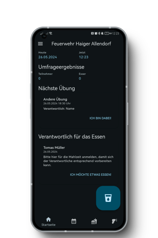 Feuerwehr Info App Home